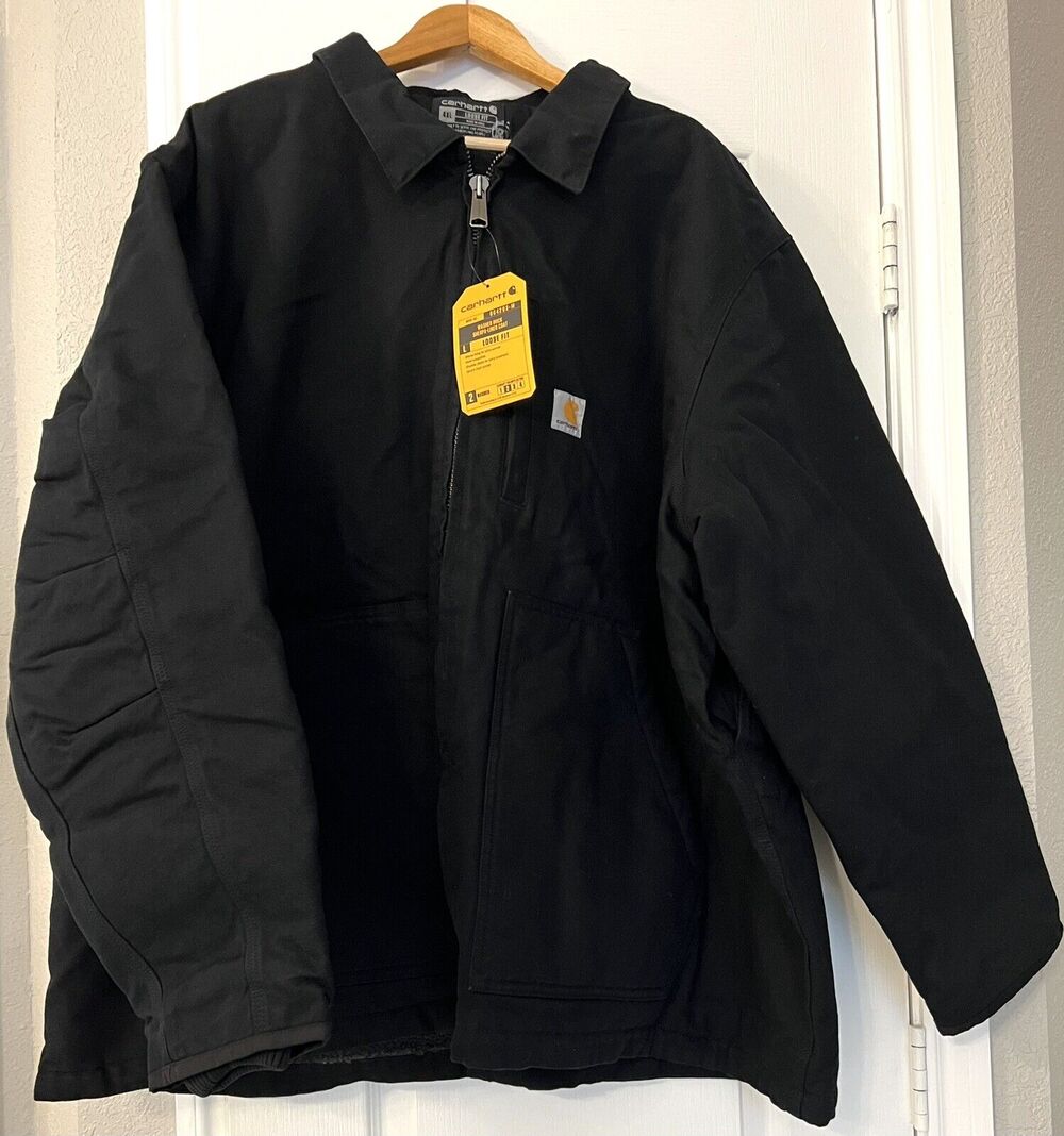 Carhartt Sherpa Lined Washed Duck Coat 104293 4XL Loose Fit *IRREGULAR* NWT